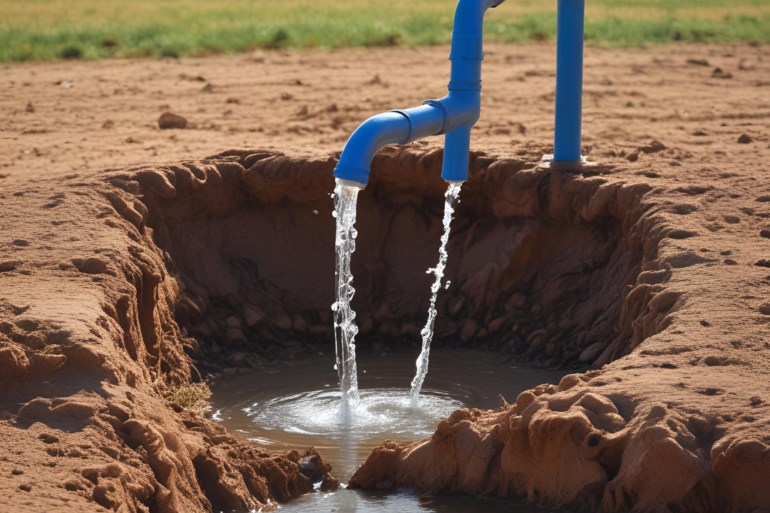 groundwater in a well